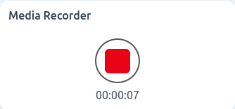 Screenshot of the media-recorder component